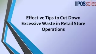 Effective Tips to Cut Down Excessive Waste in Retail Store Operations