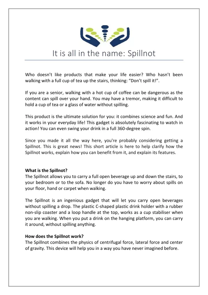 it is all in the name spillnot