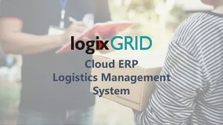 Cloud Logistics ERP Software For Complete Business Management