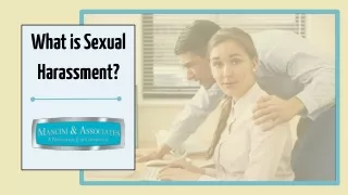 what is sexual harassment
