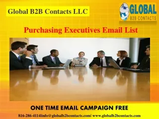 Purchasing Executives Email List