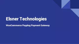 elsner technologies