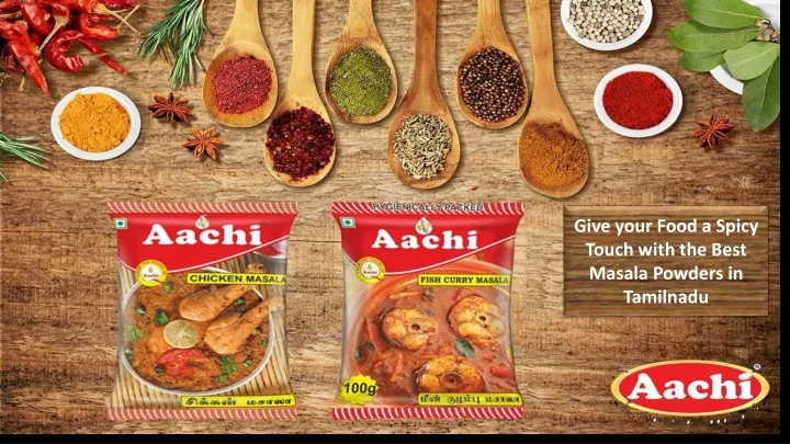 give your food a spicy touch with the best masala