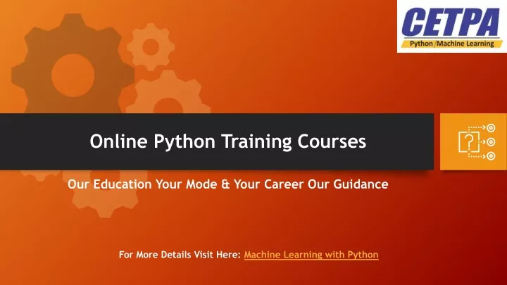online python training courses