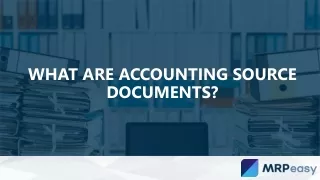 what are accounting source documents