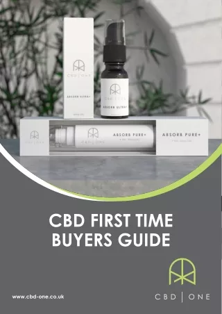 CBD Oil Buyers Guide