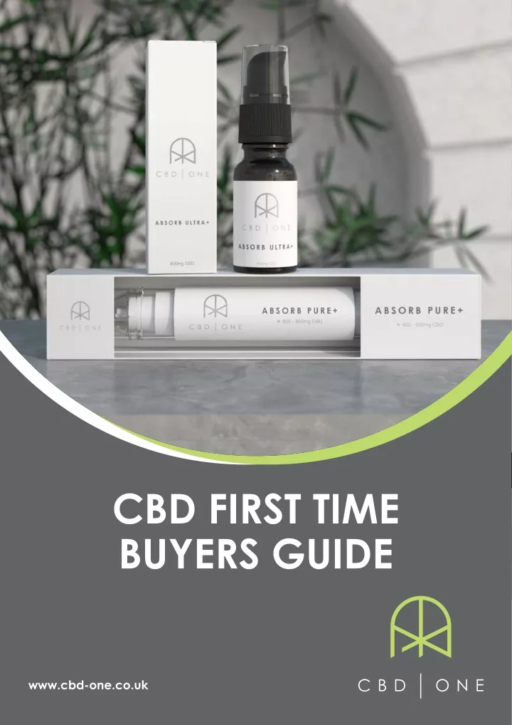 cbd first time buyers guide