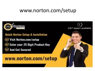 www norton com setup