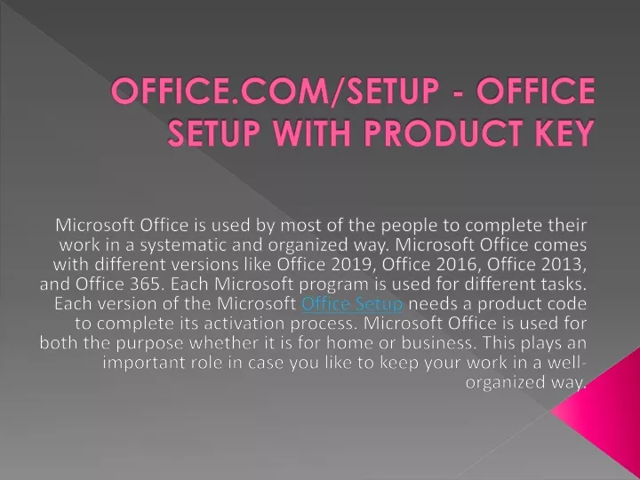 office com setup office setup with product key