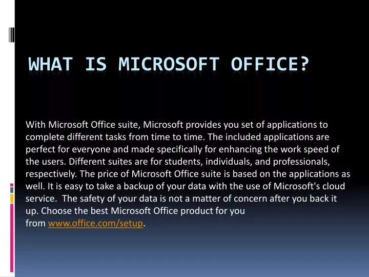 what is microsoft office