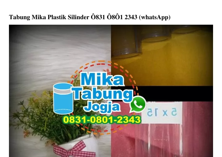 tabung mika plastik silinder 831 8 1 2343 whatsapp