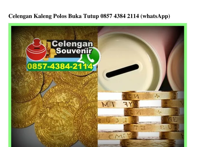 celengan kaleng polos buka tutup 0857 4384 2114