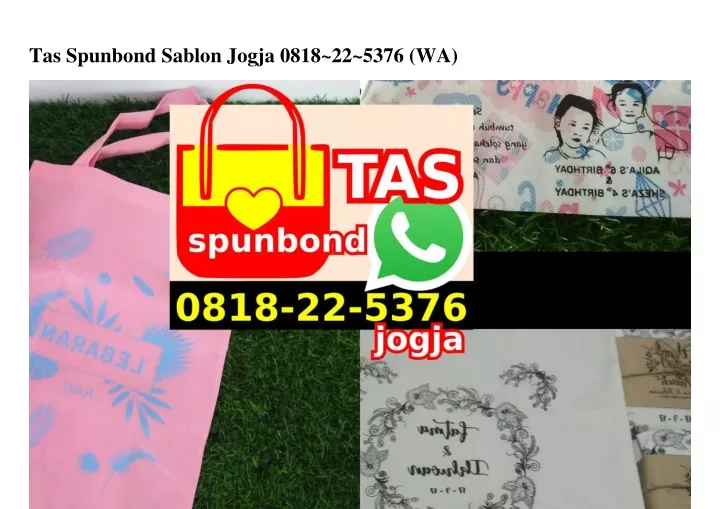 tas spunbond sablon jogja 0818 22 5376 wa