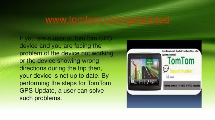 www tomtom com getstarted