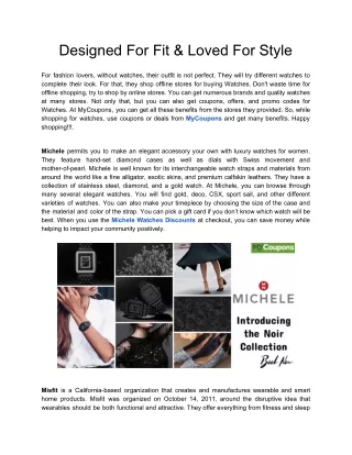 designed for fit loved for style