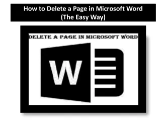 How to Delete a Page in Microsoft Word (The Easy Way)