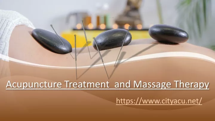 acupuncture treatment and massage therapy
