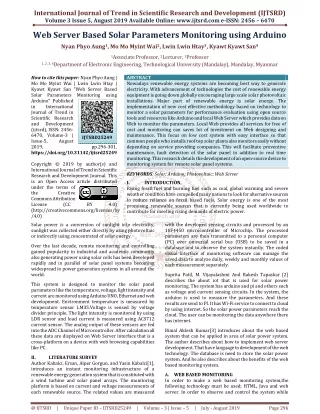 international journal of trend in scientific
