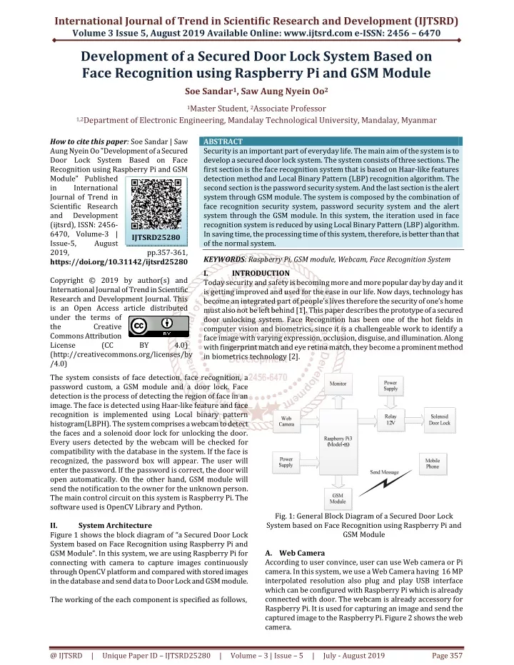 international journal of trend in scientific