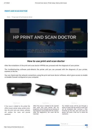 Print and Scan doctor | Printer setup | Solve printer issues