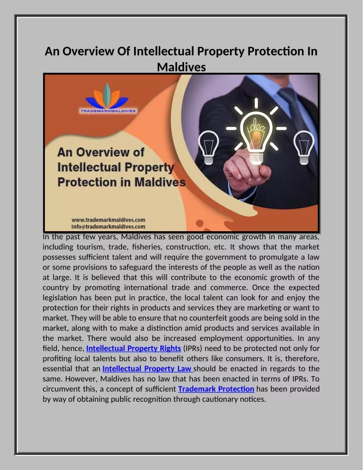 an overview of intellectual property protection