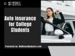 Auto Insurance for College Students - slide 1