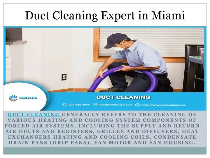 duct cleaning expert in miami