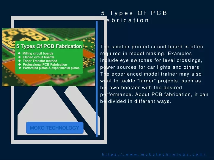 5 types of pcb fabrication