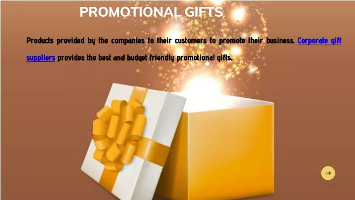 promotional gifts