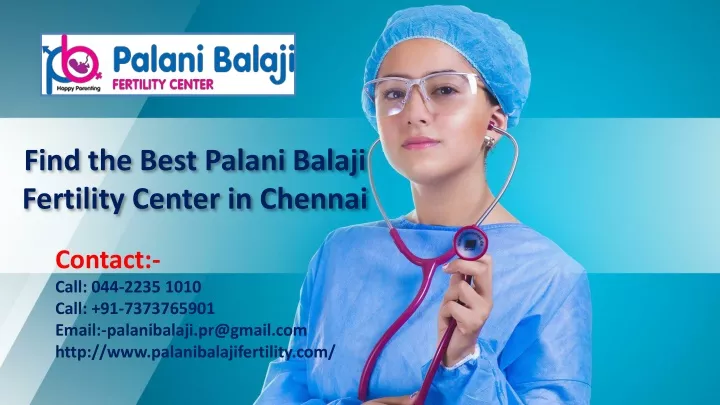 find the best palani balaji fertility center