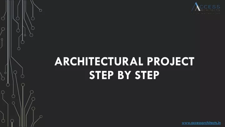 architectural project step by step