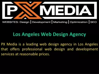 los angeles web design agency