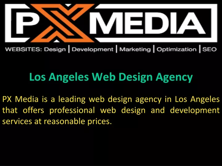 los angeles web design agency