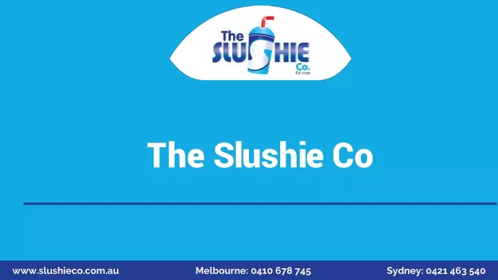 the slushie co