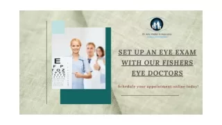 Set Up an Eye Exam with our Fishers Eye Doctors