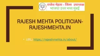 rajesh mehta politician rajeshmehta in