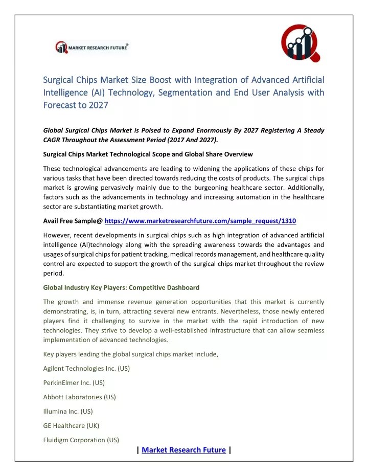 surgical chips market surgical chips market size