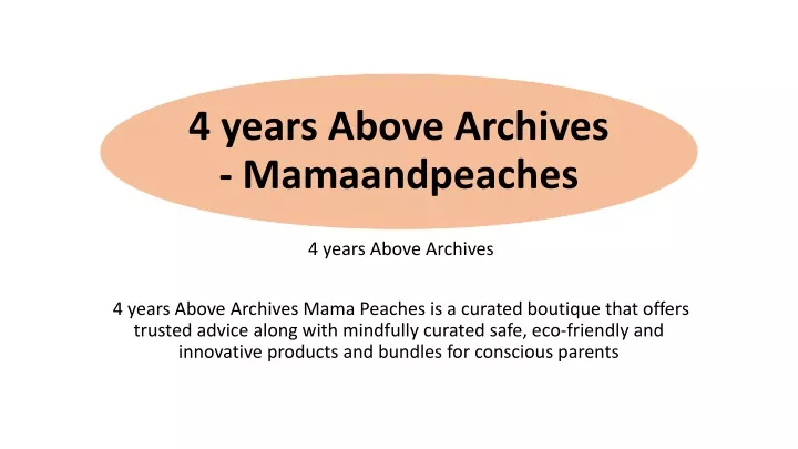 4 years above archives 4 years above archives