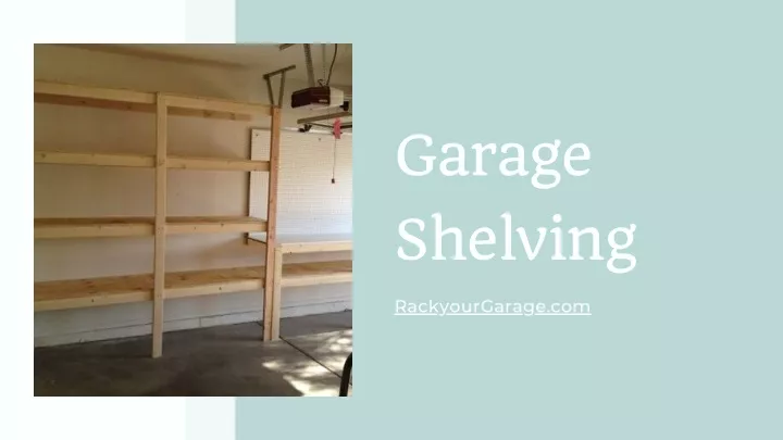 garage shelving