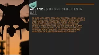 Drone Solutions In Dubai | Drone Service Provider In UAE | Hire A Drone Pilot