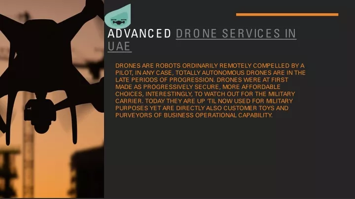 advanced drone services in uae