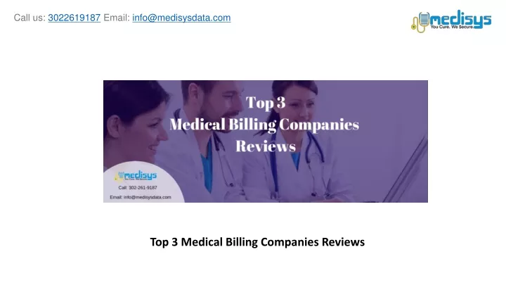 top 3 medical billing companies reviews
