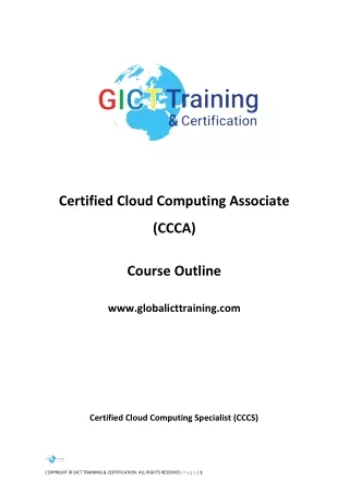 Certified Cloud Computing Associate (CCCA)