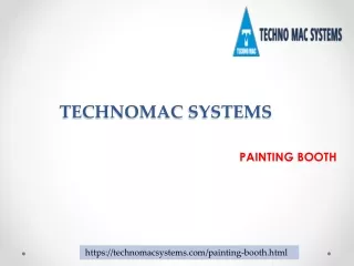 Painting Booth supplier in india| Painting Booth supplier in pune|techomacsystems