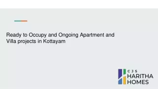 Builders in Kottayam Ready to occupy
