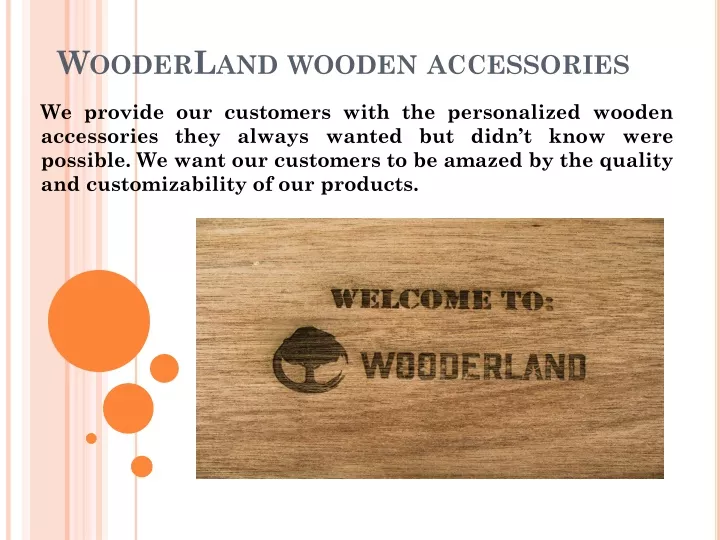 wooderland wooden accessories