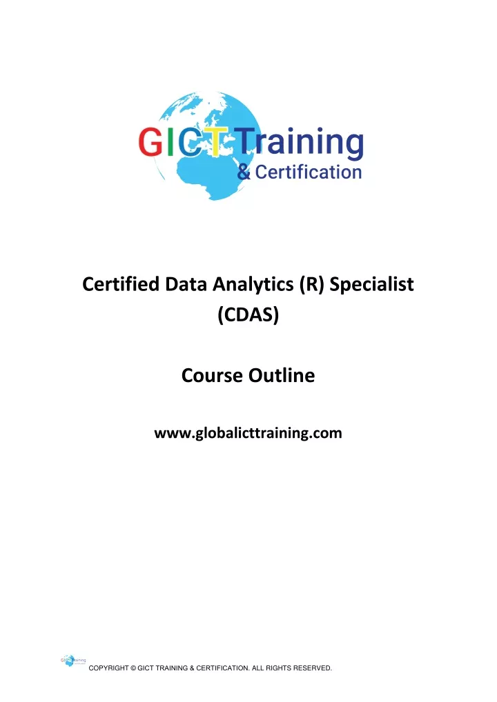 certified data analytics r specialist cdas
