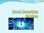 Cloud Consulting services - slide 1