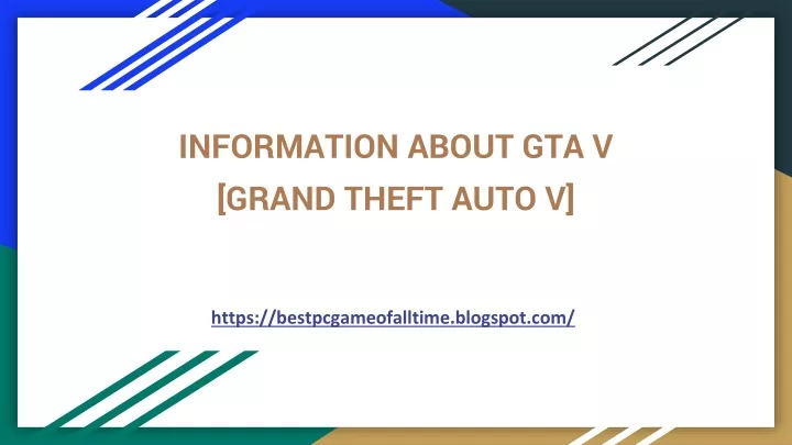 information about gta v grand theft auto v