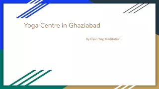 Yoga Centre in Ghaziabad